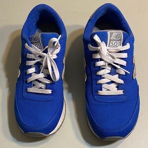 New Balance 501 Blue and White Men's Sneakers
